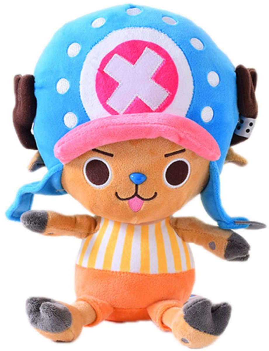 Tony Tony x Chopper - One Piece Pluche Knuffel 30 cm {Anime Manga Luffy Plush Toy | Speelgoed Knuffelpop voor kinderen jongens meisjes | Dragon Ball Z, Naruto, My Hero Academia}